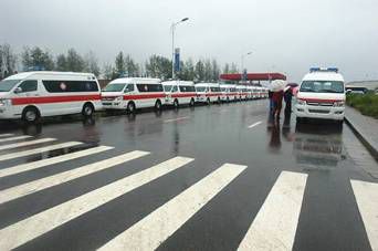 海外市场再发力  宇通专用车66台救护车出口委内瑞拉