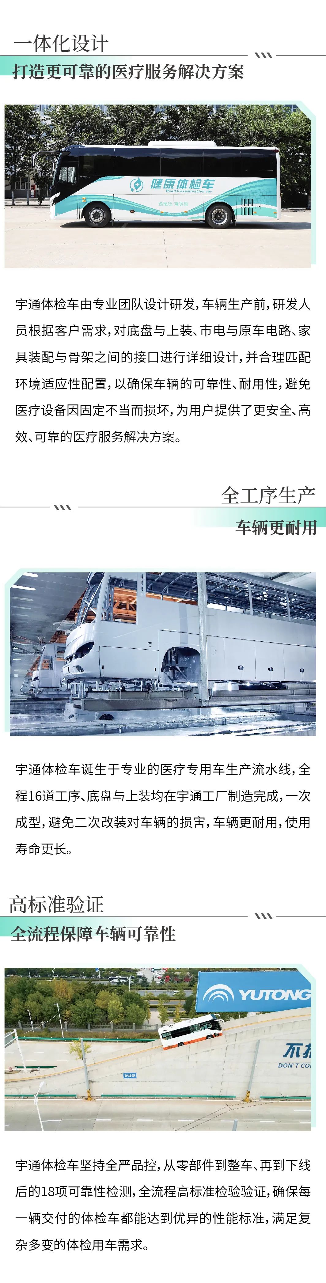 宇通9米纯电体检车|构建全场景移动体检解决方案
