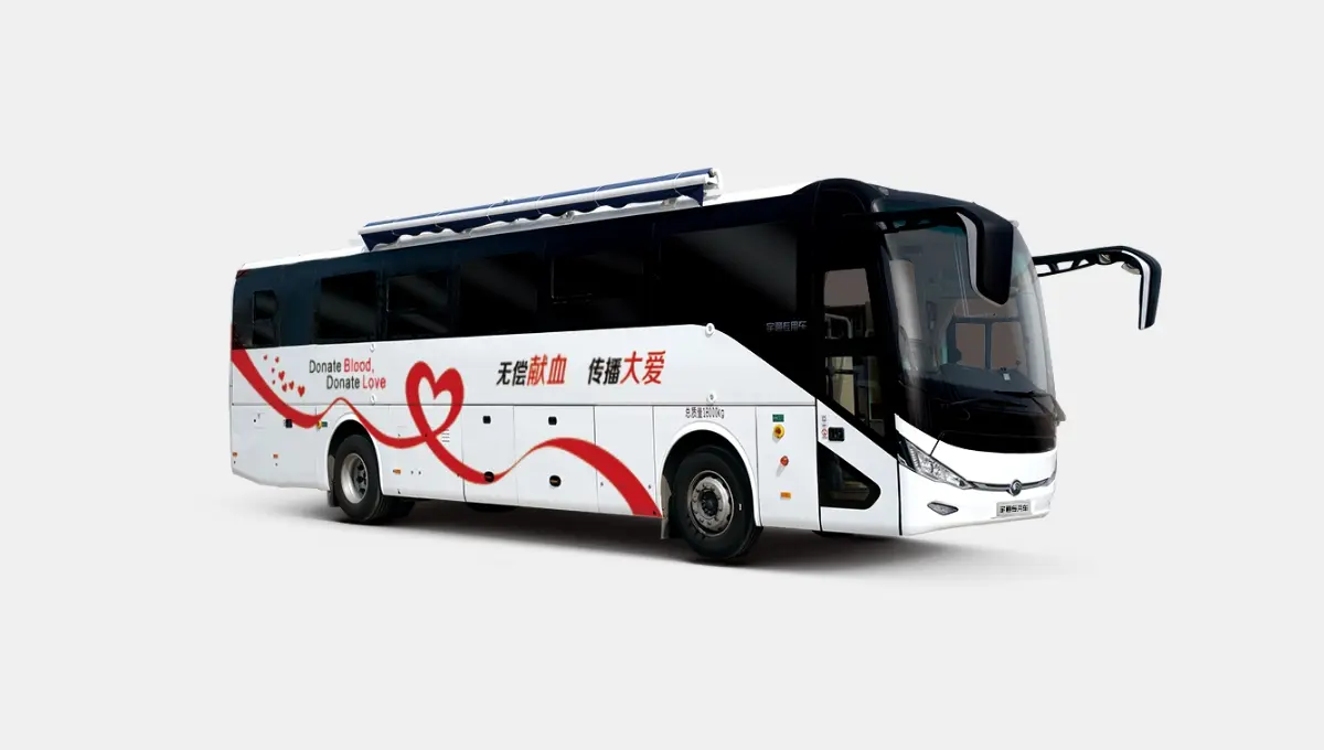 12米纯电献血车
